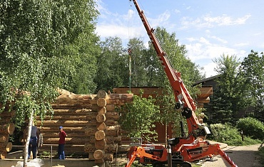 Подъём бруса