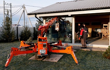 установка панорамных стеклопакетов